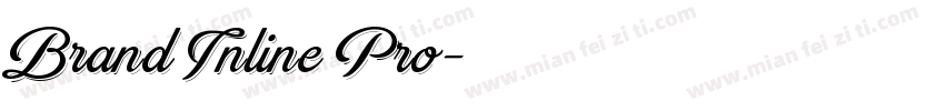 Brand Inline Pro字体转换